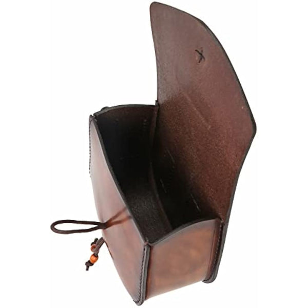 TOURBON Multitool Leather Belt Pouch EDC Fire Starter Holder for Outdoor Camping Survival Hunting