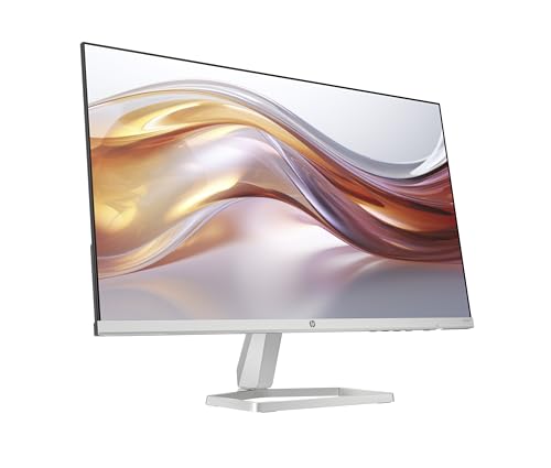 HP Series 5 27" FHD Height Adjust Monitor (527sh) - 100Hz Refresh Rate, 1500:1 AR, 99 percent sRGB Spectrum, 300 Nits Brightness - HDMI, VGA Ports - Ergonomically Adjustable - Responsibly Made
