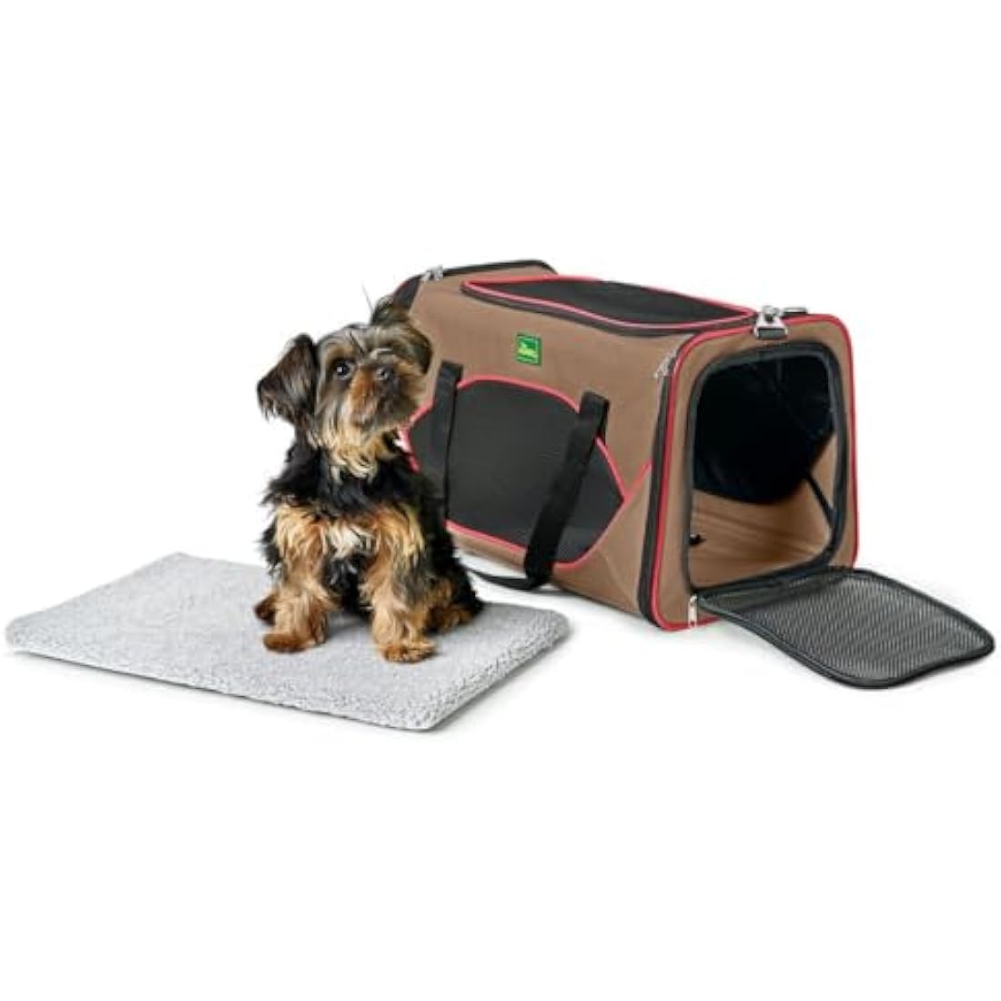 HUNTER Kansas Carry Bag, Beige/Red