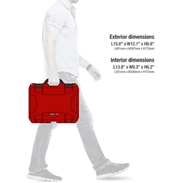 Nanuk 915 Waterproof Hard Case with Foam Insert - Red (915-1009)