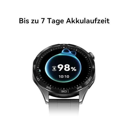 HUAWEI WATCH GT 4 Smart Watch for men women - Up to 2 Weeks Battery Life Fitness Tracker - Compatible with Android & iOS - Health Monitoring with Pulse Wave Analysis - GPS Integrated -Black