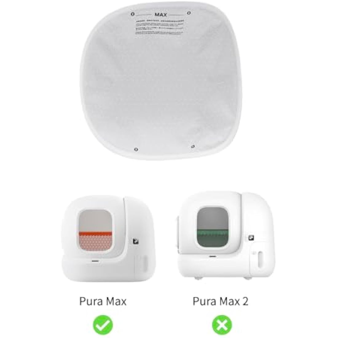 PETKIT PURA MAX Replaced Cat Litter Pad, Waterproof and Leakproof Replacement Litter Mat, Scratch Resistance, High Flexibility