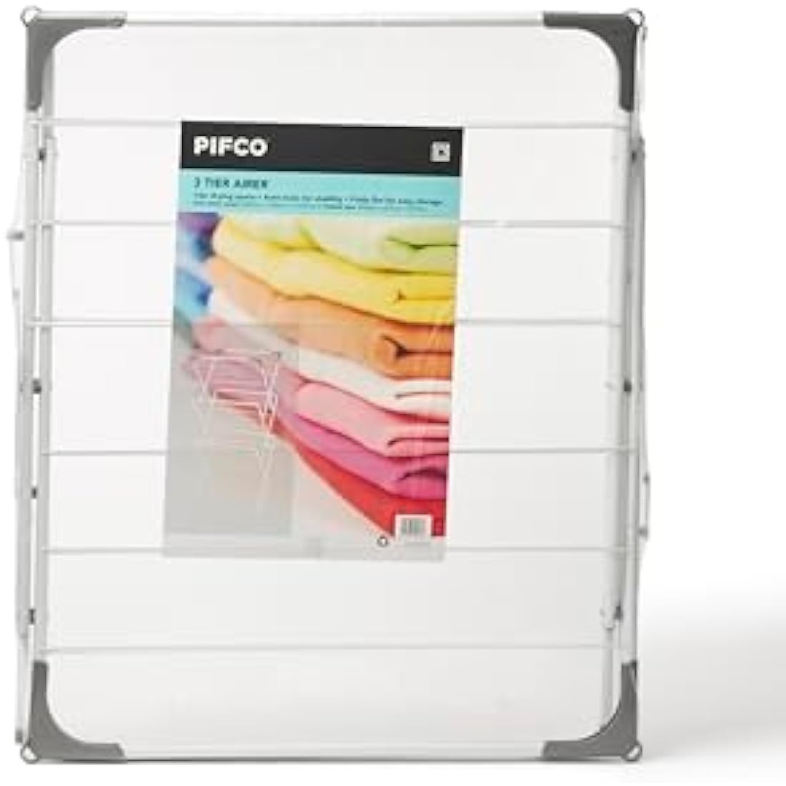 Haden 3 Tier Foldable Clothes Airer - Lightweight And Sturdy Drying Rack, Indoor And Outdoor Use, Compact, Durable, And Easy Storage For Small Spaces, Affordable Airers Clothes Indoor Foldable