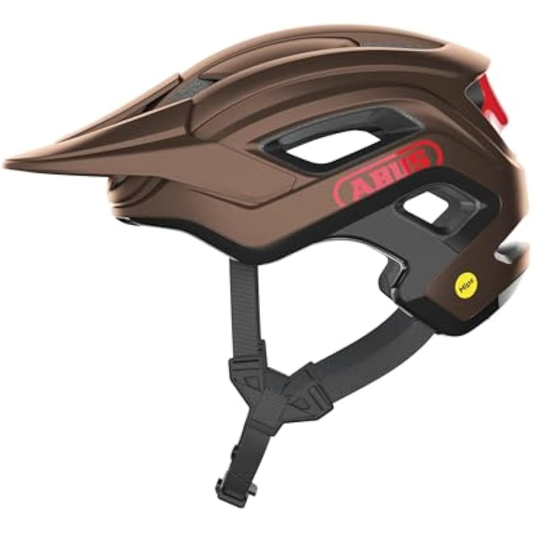 ABUS CliffHanger MIPS MTB helmet - bike helmet for demanding trails - with large ventilation openings & TriVider strap system & impact protection - for men and women