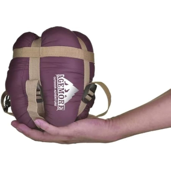 Agemore Ultra-light Warm Weather Rectangular Sleeping Bag, 75" L x 30" W, Lightweight Envelope sleeping bag for Outdoor Camping, Backpacking & Hiking - Fit for Kids, Teens and Adults