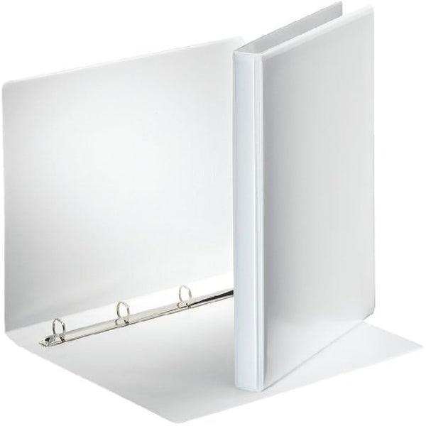 Esselte Essentials Presentation Binder, PP, 1.6 cm Ring Diameter, 49700 - A4, White