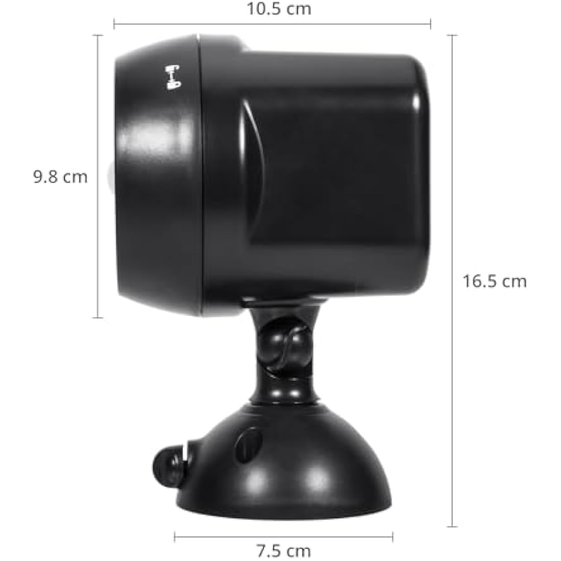 NICREW Battery Powered Outdoor LED Security Light 2-Pack, PIR Motion Sensor Spotlight, Weatherproof Outdoor Wall Light for Gardon Walkways