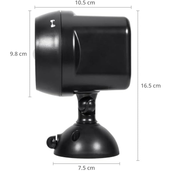 NICREW Battery Powered Outdoor LED Security Light 2-Pack, PIR Motion Sensor Spotlight, Weatherproof Outdoor Wall Light for Gardon Walkways