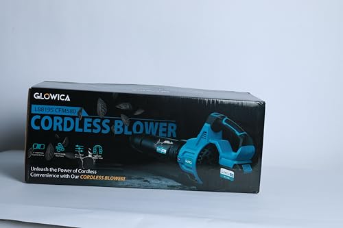 Leaf Blower Cordless, 8000mAh Battery with Fast Charger, Lightweight Electric Garden Blowers with Turbo Boost, 257 km/h & 3 Speed Levels for Lawn Care,Yard,Garage,Leaves,Snow,Dust,and Debris Removal