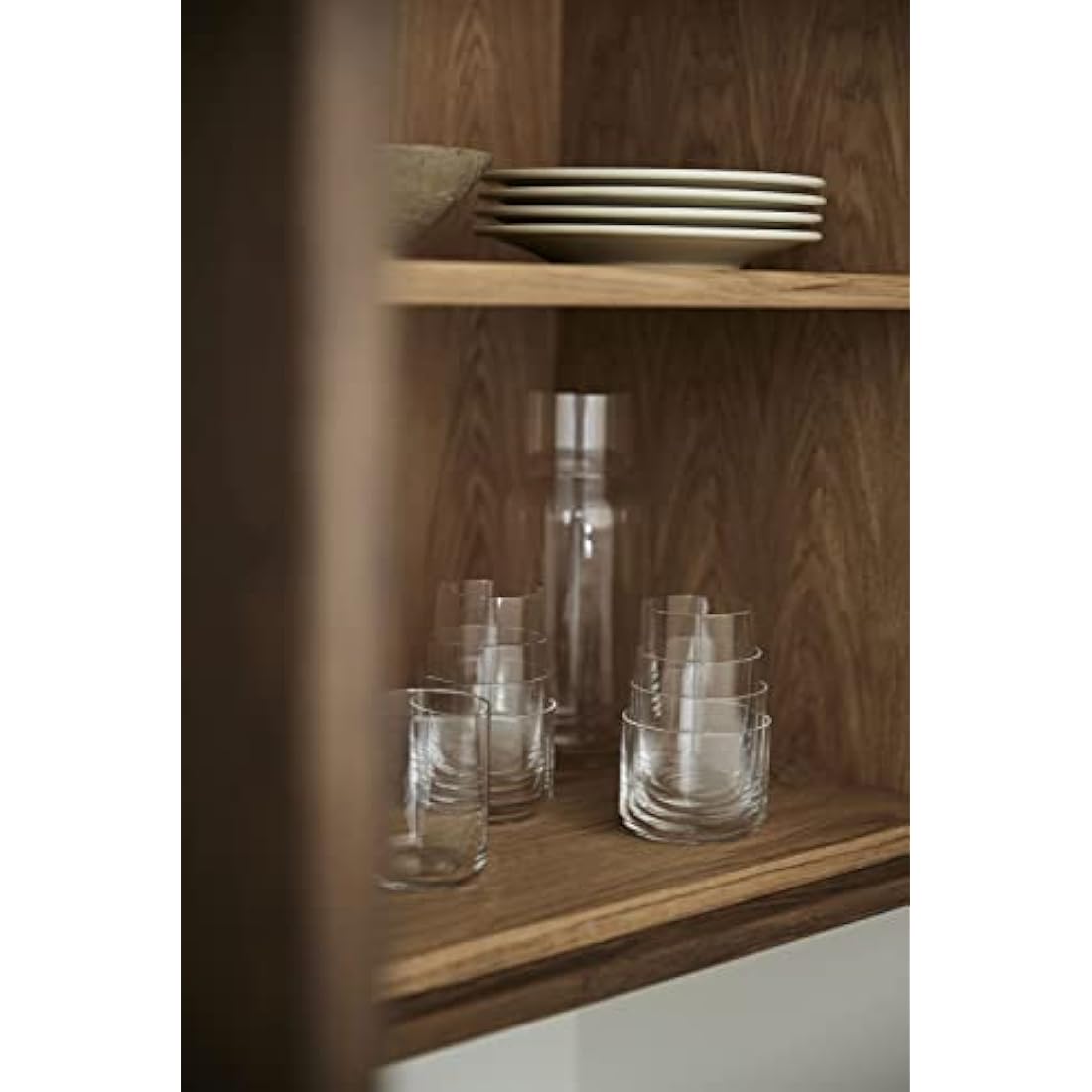 aarke Nesting Glasses, 4 x 290 ml (9.8 fl oz), Crystal Glass, Dishwasher Safe