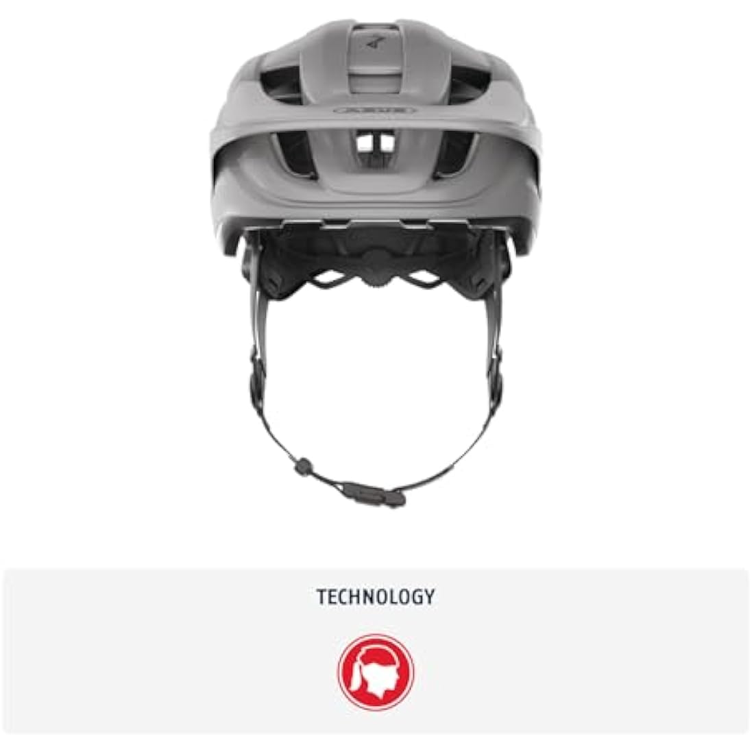 ABUS CliffHanger MTB helmet - bike helmet for demanding trails - with large ventilation openings & TriVider strap system - for men and women