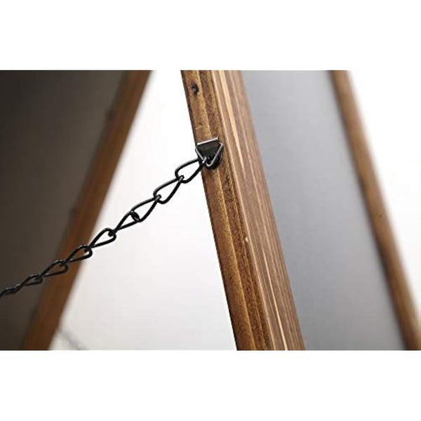 DIPAMKAR H86 CM Pavement Board Advertising A Board Pavement Chalkboard Signs Sandwich Blackboard for Party/Wedding/Cafe Shop/Pub - Normal Chalk & Liquid Chalk