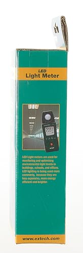 Extech LT40 LED Light Meter for Measure The Illuminance of White LED Light