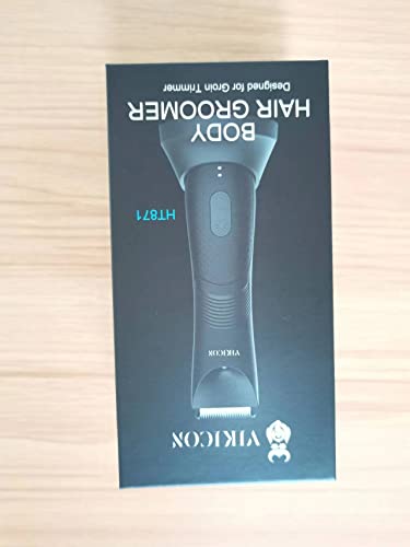 Manscape Trimmer for Men, VIKICON Pubic/Body Hair Trimmer, Electric Ball Trimmer for Private Parts, IPX7 Waterproof Body Goomer Shavers, USB-C Charging, Gifts for Men, New HT871