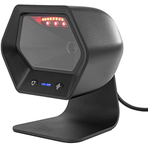 NETUM 1D 2D QR Presentation Scanner Hands-Free USB Barcode Scanner Omnidirectional Wired Bar code Reader for Mobile Payment Computer Screen Scan Support PDF417, Securpharm Code(Data Matrix) NT-7060