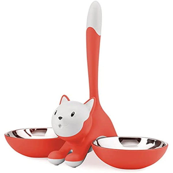 Alessi Cat Accessories, PP,18/10 stainless steel, Orange, red, One Size
