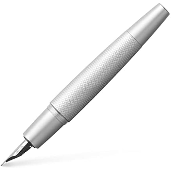 Faber-Castell E-motion M Fountain Pen - Pure Silver,148670