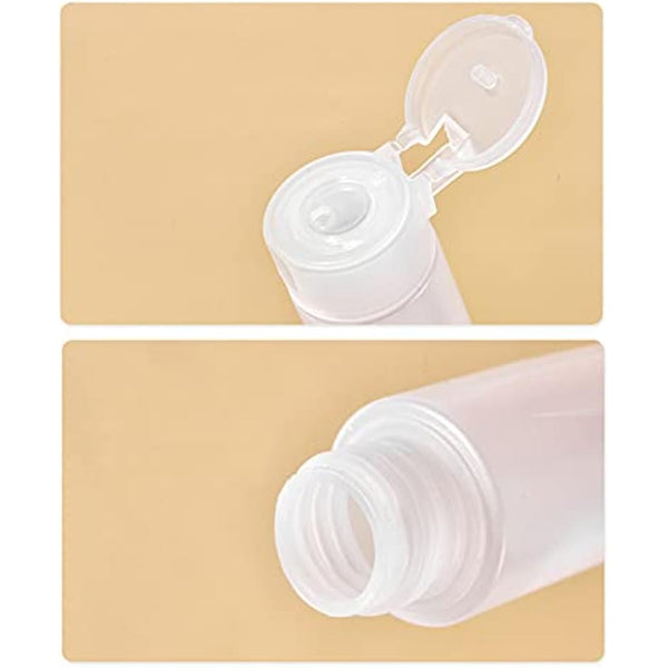 2PCS 200ml Travel Plastic Soft Tubes Bottle Emulsion Make up Cosmetics Container For Facial Cleanser Shampoo Shower