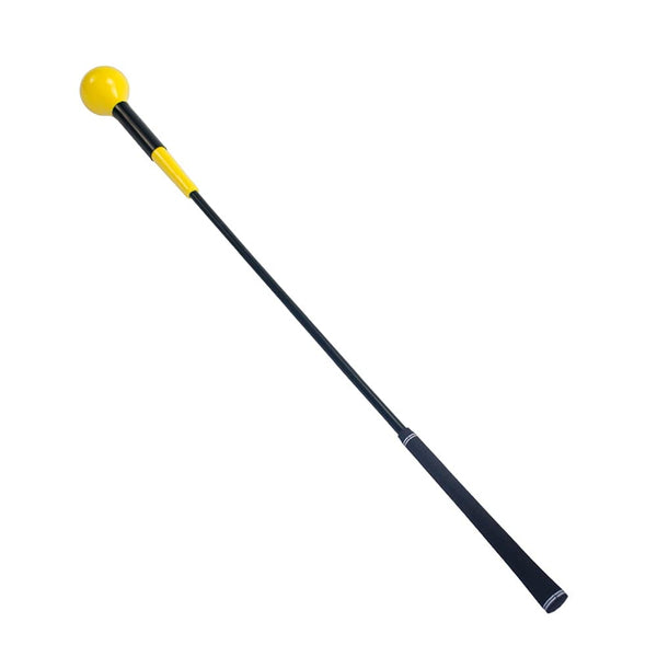 JARAGAR Golf Swing Trainer, Power Flex Golf Swing Training Aid for Improved Tempo Rhythm Balance and Strength, 48 Inches Yellow Golf Training Aids