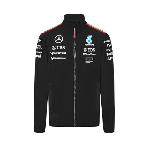 Mercedes AMG Petronas F1 Men's 2024 Team Softshell Jacket