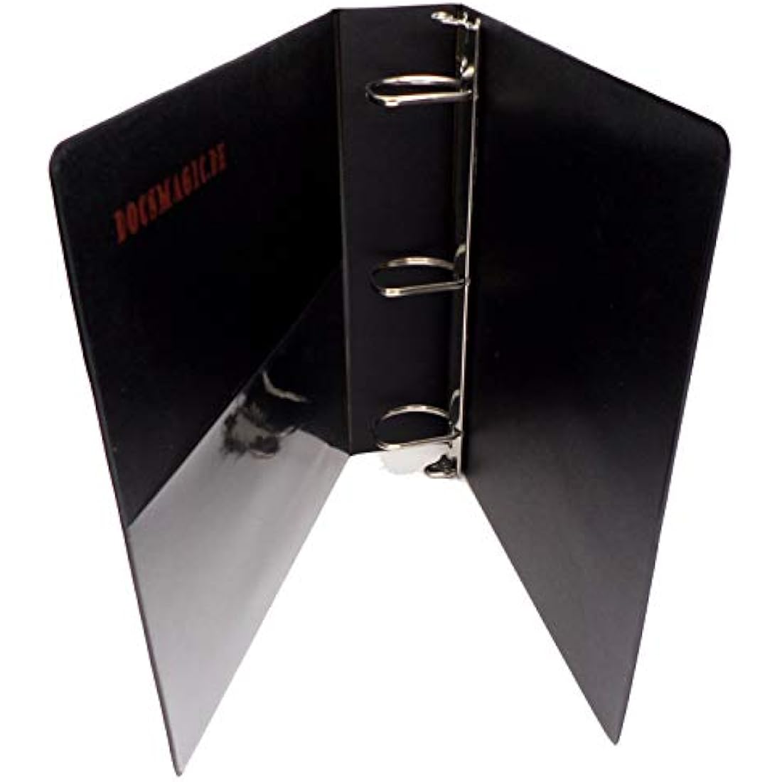 docsmagic.de 3-Ring Album Black + 50 18-Pocket Pages Black - Sideloading - PKM - YGO - MTG