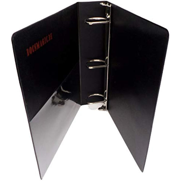 docsmagic.de 3-Ring Album Black + 50 18-Pocket Pages Black - Sideloading - PKM - YGO - MTG