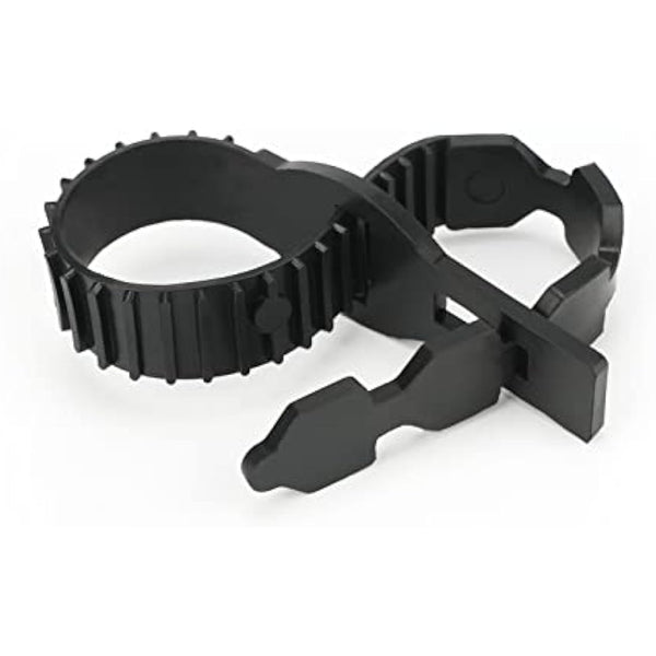 KINGLAKE 4Pcs 40cm Black Tree Ties Straps Supports Heavy Duty Shrub Ties Adjustable Interlock Garden Tree Ties for Shrub Rose Tree Plant Support