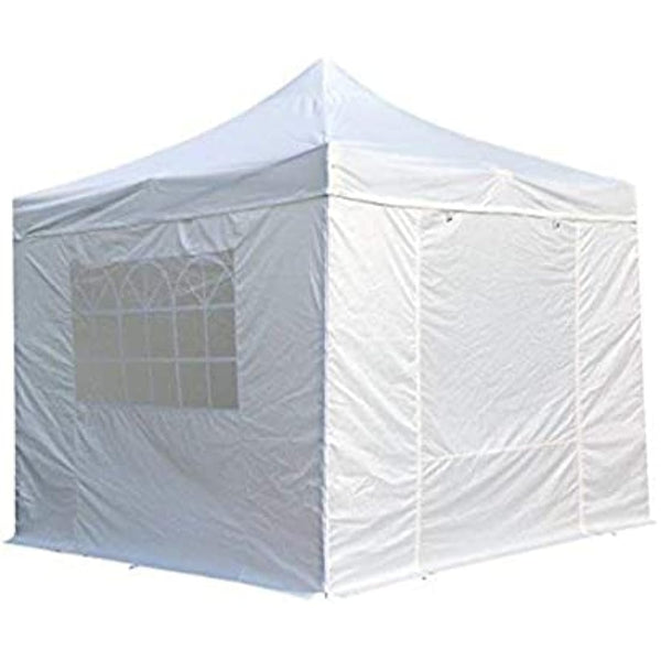 All Seasons Gazebos 3x3m Heavy Duty Fully Waterproof Pop up Gazebo With 4 Side Walls and Accessory Pack - Cream