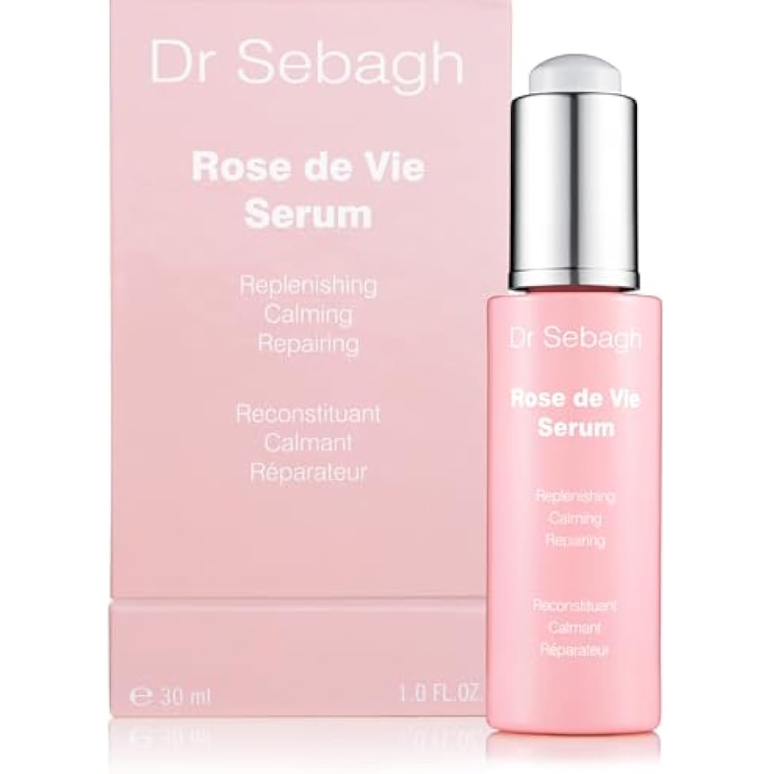 Dr Sebagh Rose de Vie Serum - 30 ml | Award-Winning Nourishing Anti-Aging Formula | Suitable for Dry, Mature, or Sensitive Skin | Designed to Soothe Redness & Irritation | Regenerating & Invigorating