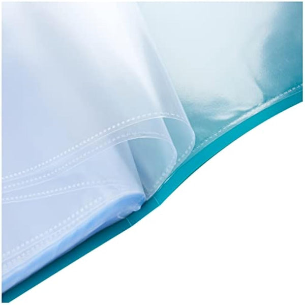 Exacompta - Ref 85103E - Soft PP Display Book - Suitable for A4 Documents, Made from Polypropylene, Lightweight, 100 Pockets, 200 Viewing Pages - Green Cover