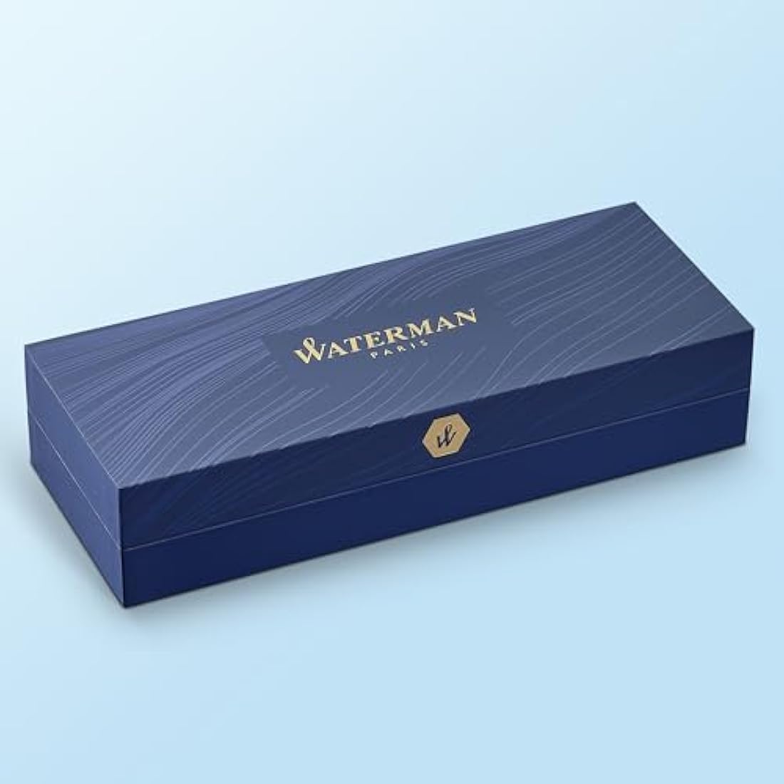 Waterman Hémisphère Rollerball Pen | Stainless Steel with 23k Gold Trim | Fine Point | Black Ink | Gift Box