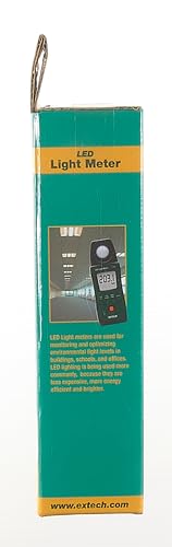 Extech LT40 LED Light Meter for Measure The Illuminance of White LED Light