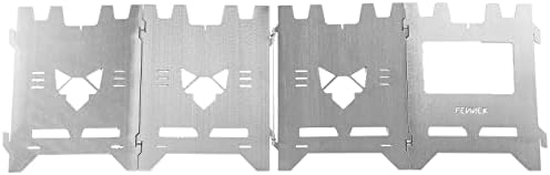 FENNEK Hobo Premium, the foldable outdoor cooker made of heat-resistant stainless steel, XL set with extensive accessories, made in Germany