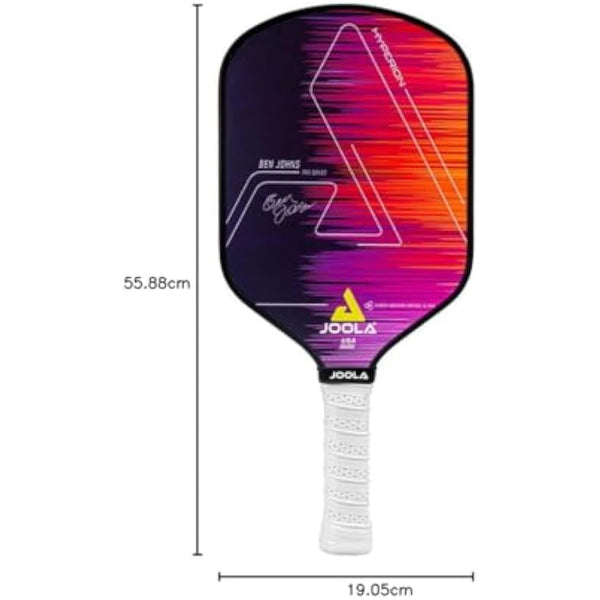 JOOLA Ben Johns Hyperion CFS Pickleball Paddle - Official Ben Johns Paddle - USAPA Approved Racket for Tournament Play - Edge to Edge Sweet Spot, Durable Max Spin Surface & Elongated Handle