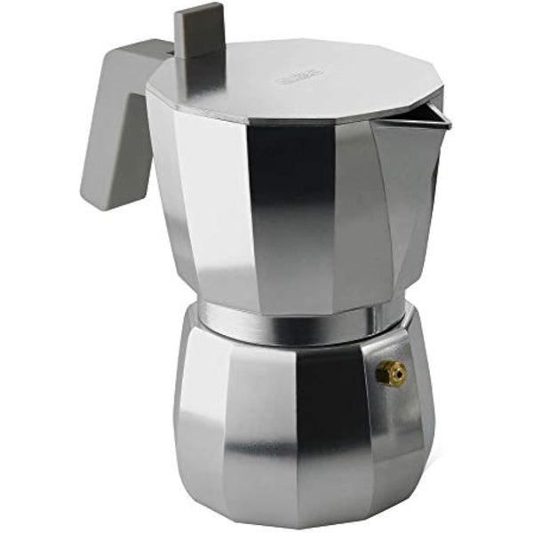 Alessi DC06/6 Espresso coffee maker, Aluminium 6 tazze, Silver