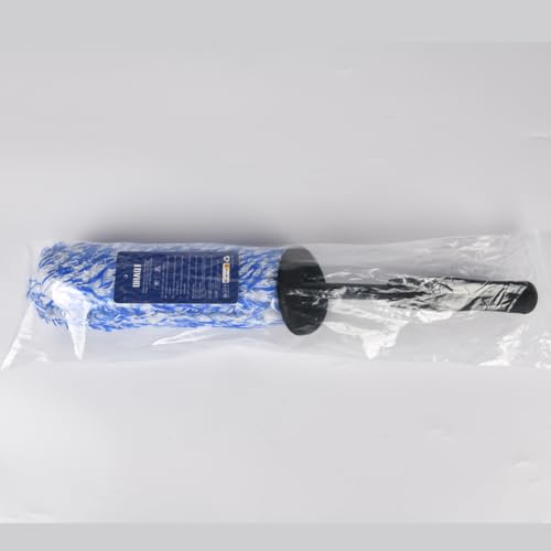 URAQT Car Wheel Brush, No Metal Wheel and Rim Detailing Brush, Car Wheel Cleaning Brush, Soft Dense Alloy Wheel Brush, Suitable for Wheels and Rims of Cars/Motorcycles/Bicycles (Black)