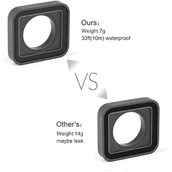 Protective Lens Replacement for GoPro Hero 5/6/7 Black - 33ft (10m) Waterproof Hydrophobic Glass Lens Protector, Replacement Part for GoPro Cameras