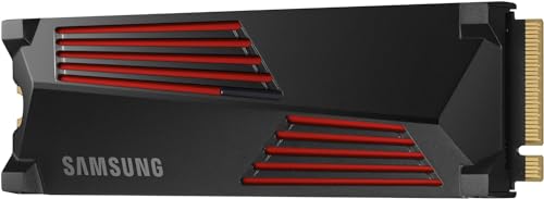 Samsung 990 PRO NVMe M.2 SSD, 2 TB, PCIe 4.0, 7,450 MB/s read, 6,900 MB/s write, Internal SSD, For gaming and video editing, MZ-V9P2T0BW