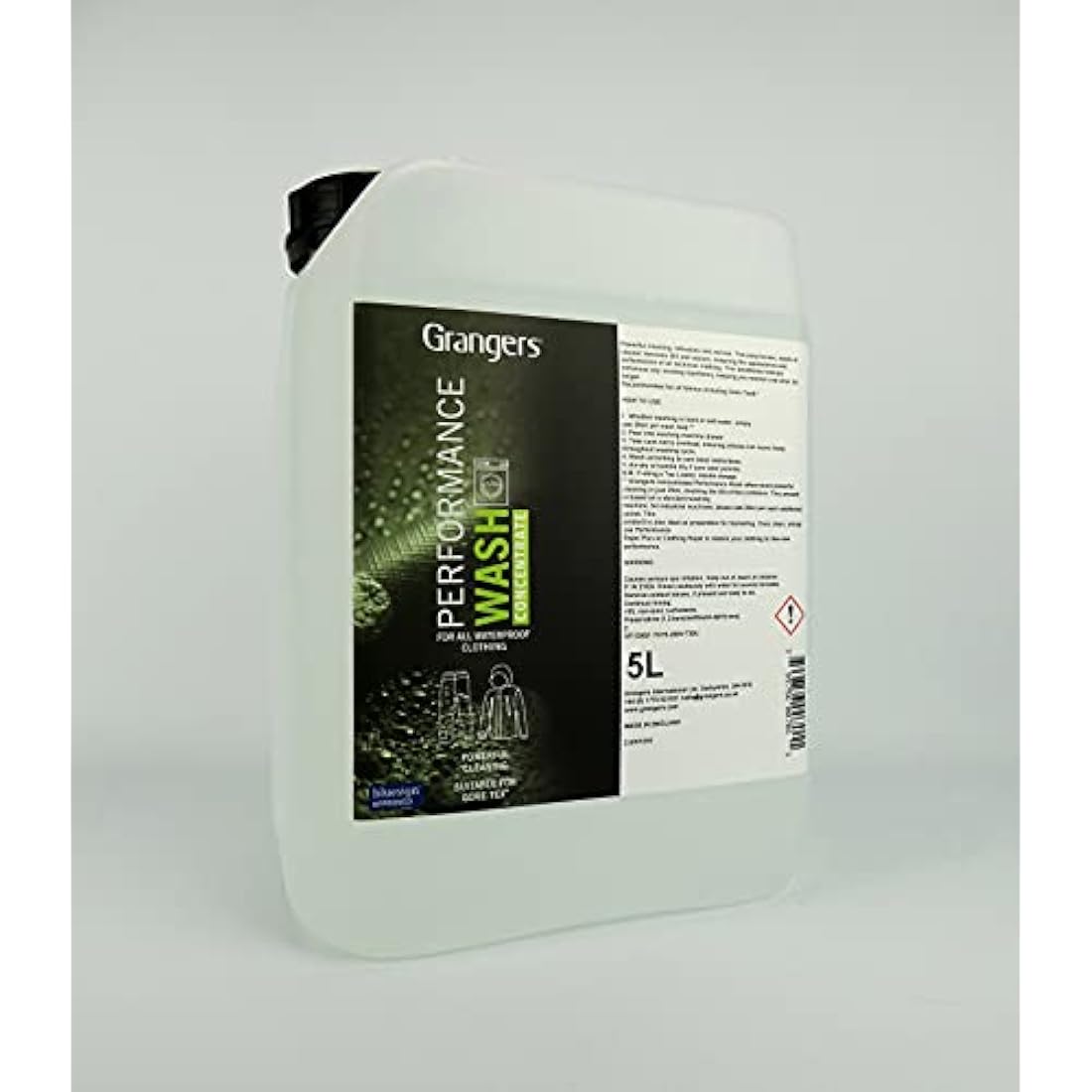 Grangers Performance Wash | 5 Litre | Cleans, Refreshes and Restores the Appearance of All Outdoor Clothing
