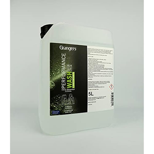 Grangers Performance Wash | 5 Litre | Cleans, Refreshes and Restores the Appearance of All Outdoor Clothing