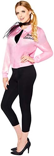 amscan Womens Officially Licensed Grease Pink Lady Jacket Fancy Dress Costume