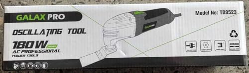 GALAX PRO Oscillating Tool, 400W Multifunction Tool,6 Variable Speed - Oscillating Vibration Angle 4 Degrees,Quick Change System with 30 PCS Accessories for Cutting, Sanding and Grinding