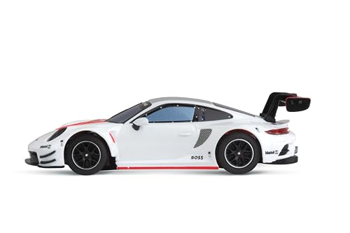 50051006 Porsche 911 GT3 R White Lightning 1:50 Scale AI-Supported Race Car with Working Lights & USB-C Charging