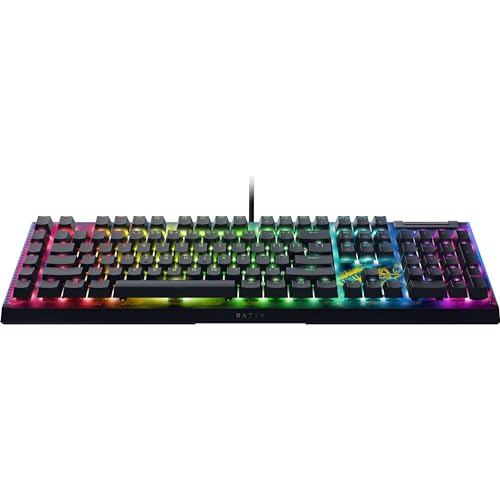 Razer BlackWidow V4 X Minecraft Edition - Mechanical Gaming Keyboard - Chroma RGB (Green Mechanical Switches, 6 Dedicated Macro Keys, Doubleshot ABS Keycaps) US Layout | Minecraft