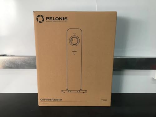 PELONIS Electric Radiator with Adjustable Thermostat and 3 Heat Settings, Oil Filled Heater with Overheat Protection (2500W, Knob Control)