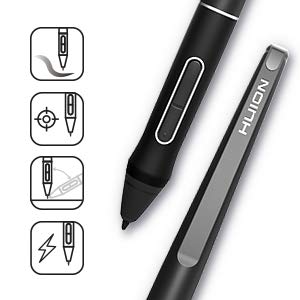 HUION Kamvas Pro 16(4K) UHD Graphic Tablet with Screen, 15.6-inch Monitor Full-Laminated Anti-Glare, Tilt Function 8192 Battery-Free Stylus PW517 for PC, Mac, Android