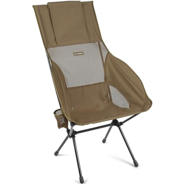 Helinox Savanna High-Back Collapsible Camp Chair, Coyote Tan