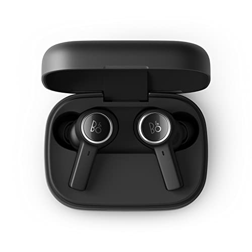 Bang & Olufsen Beoplay EX - High-end Wireless Bluetooth Noise Cancelling Earphones, Playtime Up to 28 Hours, Waterproof Wireless Earbuds for Work, Sport and Play with Charging Case - Black Anthracite