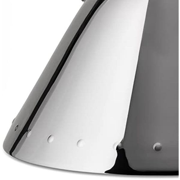 Alessi 9093 B Kettle Stainless Steel with Handle and Bird-Shaped Whistle Polyamide Black