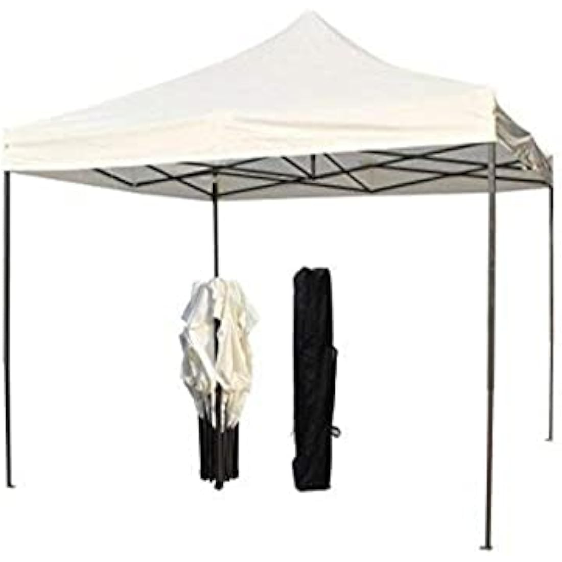 All Seasons Gazebos 3x3m Heavy Duty Fully Waterproof Pop up Gazebo With 4 Side Walls and Accessory Pack - Cream